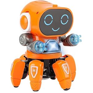 YATOSEEN Giocattolo Robot per Bambini, Robot Compagno per Bambini, Con Proiezione di Luce Colorata, Balla e Canta e Cammina, per Bambini di 4-12 Anni Come Regali di Compleanno - Publicité