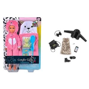 Corolle Girls Coffret Zoé Pyjama Party, poupée Mannequin + Dressing de Fête, 28 cm, dès 4 Ans - Publicité
