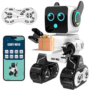 anysun Jouet Robot pour Enfants, Robots RC Intelligents avec Tactile, Application et Télécommande, Jouet Robot Programmable, Marche, Danse, Chant, Conversation, pour Garçons Filles - Publicité