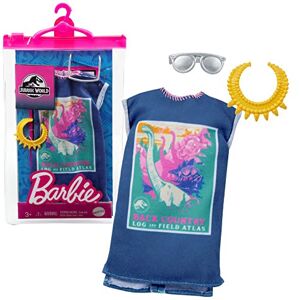 Barbie Jurassic World GRD47 Fashion Look Pack Robe avec accessoires - Publicité