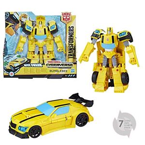 Transformers Cyberverse Robot Action Bumblebee Voiture 20cm Jouet Transformable 2 en 1 Multicolore - Publicité