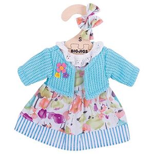 Bigjigs Toys Cardigan turquoise et robe (pour une poupée de 28 cm) - Publicité