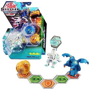 BAKUGAN Evolutions Nouvelle Saison 2022 Starter Pack Saison 4-3 Billes avec 6 BakuCores Et 7 Cartes Collection Howlkor Neo Pegatrix Trox Tiré du Dessin Animé Jouet Enfant 6 Ans et + - Publicité