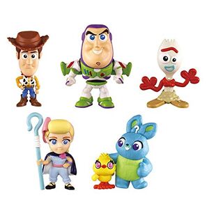 Tomy Toy Story 4 Ensemble de 6 Figurines Collection 6-8cm Buzz Woody Forky Bo Peep Ducky e Bunny Gashapon Japan - Publicité