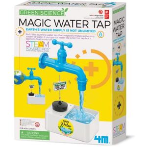 4M Robinet d'eau Magique   Green Science   Construisez Un Robinet d'eau pour pomper l'eau   Kit Scientifique   Enfants de 5 Ans et Plus   Activité STEM - Publicité