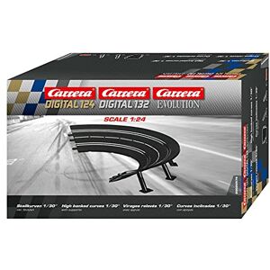 Carrera rail et accessoire pour circuit 20020574 1:24  Evolution - Digital 124 Virage relevé 1/30° (6) - Publicité