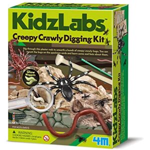 4M 403397 KidzLabs-Creepy Crawlies Digging Kit, Mixed Colours - Publicité