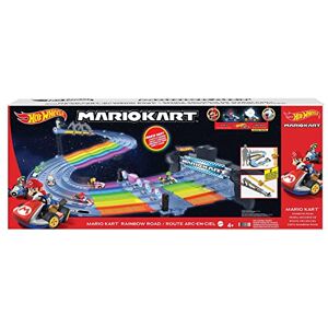 Mattel Hot Wheels Piste Route Arc-en-Ciel Mario Kart Circuit/Petite Voiture des 4 Ans - Publicité