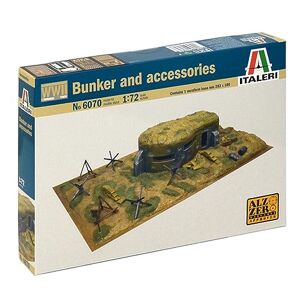 ITALERI I6070 Maquette Figurine Bunker et Accessoires Echelle 1:72 - Publicité