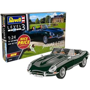 Revell -07687 Jaguar Type E Roadster Lot de 2 Maquette, 07687, à Peindre, ワンサイズ - Publicité