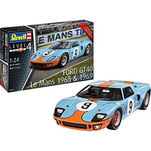 Revell -07696 Ford GT 40 1968 Mans Maquette, 07696, Incolore, 1:24 - Publicité