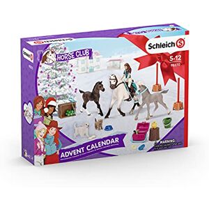 Schleich 98270 Calendrier de l'Avent Horse Club 2021 Multicolore - Publicité