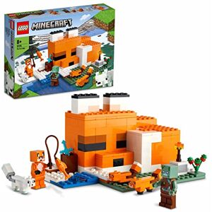 Lego 21178 Minecraft Le Refuge du Renard, Jouet de Construction de Maison, Set avec Figurines Zombie et Animaux, pour Garçons et Filles Dès 8 Ans - Publicité