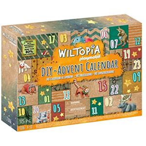 Playmobil 71006 Calendrier de l'Avent Tour du monde animaux DIY Wiltopia 24 surprises Noël Gamme Wiltopia avec plus de 80% de matériaux recyclés ou biosourcés en moyenne Dès 4 ans - Publicité