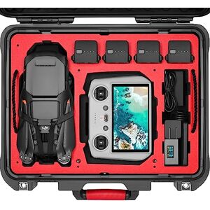 SYMIK  Étui Rigide pour DJI Mavic 3 Pro, Valise Triple Couche étanche pour DJI Mavic 3 Pro/Cine/Mavic 3/Classic/Fly More Combo, DJI RC/RC Pro/RC-N1, Accessoires - Publicité