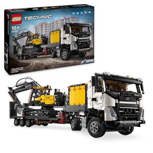 Lego Technic Camion Volvo FMX et Pelleteuse Électrique EC230 Pelle Mécanique Jouet pour Enfants Véhicule à Offrir à des Garçons et des Filles dès 10 Ans Passionnés d'Engins de Chantier 42175 - Publicité