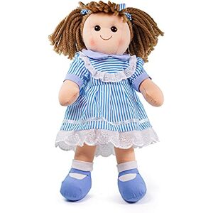 Bigjigs Toys Poupée 38cm Amelia   Jouet Enfant   Jeu Traditionnel Enfant   Nounours   Jouet Enfant   Cadeau Enfant   Jouet pour Fille - Publicité