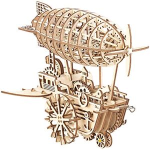 Rolife Zeppelin Dirigeable Puzzle 3D Maquette Bois,Modélisme pour A