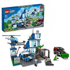 Lego 60316 City Le Commissariat de Police: Jouet de Construction avec Voiture, Camion de Poubelle et Hélicoptère, pour Les Enfants de 6 Ans et Plus, Idée Cadeau Garçon et Filles - Publicité