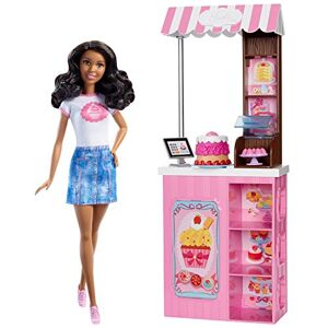 Barbie Careers Bakery Shop Playset with African-American Doll - Publicité