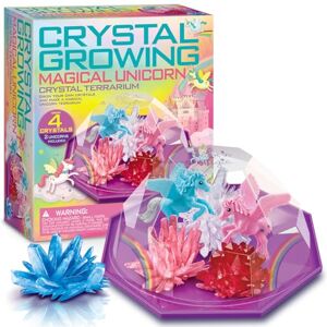 4M 403928 Crystal Growing Unicorn Land Terrarium, Mixed Colours - Publicité