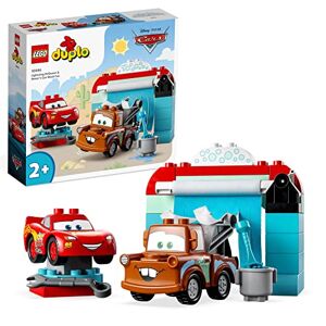 Lego 10996 Duplo Disney et Pixar La Station de Lavage avec Flash McQueen et Martin, Jouet avec Voitures, Garçons et Filles 2 Ans, Idée Cadeau Anniversaire - Publicité