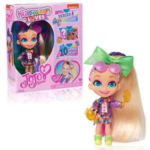 Just Play JoJo Siwa Hairdorables Loves JoJo Poupée à collectionner Série 4 Candy Time Comprend 10 surprises - Publicité