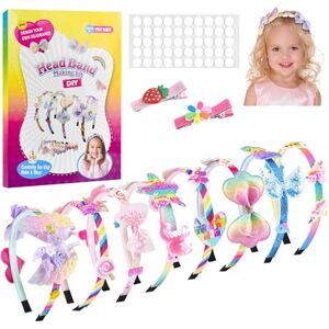 DOITSU Licorne Cadeau Fille 4 5 6 7 8 9 10 11 12 Ans Jouet Serre Tete Loisirs Créatifs Jeux Anniversaire Idée Accessoires Cheveux Creatif Enfant Kit Bricolage Activités Manuelles Cadeaux pas Cher Petite - Publicité