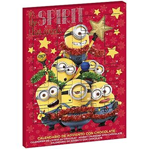 2021 Minions Calendrier de l'Avent de Chocolat au Lait Noël  Moi, Moche et Méchant Spirit Exclusif - Publicité