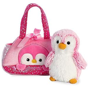 Aurora , 32832, Fancy Pal, Peek-A-Boo Penguin, 8In, Peluche, Rose - Publicité