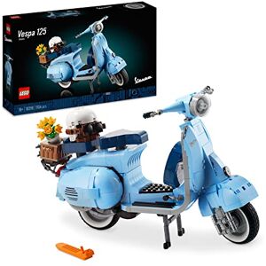 Lego 10298 Icons Scooter Vespa 125, Kit de Construction Modèle Réduit de l'Icône Italienne Vintage, Collection pour Adulte, Maquette à Construire Ensemble pour Une Fête des Mères Réussie - Publicité