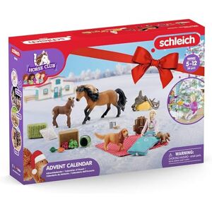 Schleich 98982 Calendrier de l'avent Horse Club 2023, dès 5 ans, HORSE CLUB coffret, 24 pièces - Publicité