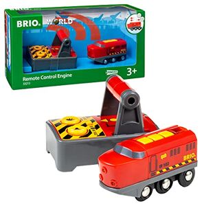 Brio World 33213 Train Express Radiocommandé Train électrique Fonction son et lumière Pour circuit de train en bois Jouet pour garçons et filles dès 3 ans - Publicité
