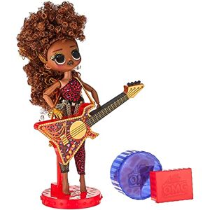 L.O.L. Surprise! L.O.L Surprise! OMG Remix Rock Ferocious Poupée Mannequin avec 15 Surprises Dont 1 Guitare Basse, 1 Tenue, Chaussures, Brosse à Cheveux, Socle, Paroles & Tourne-Disque – Filles de 4 Ans & + 577591C3 - Publicité