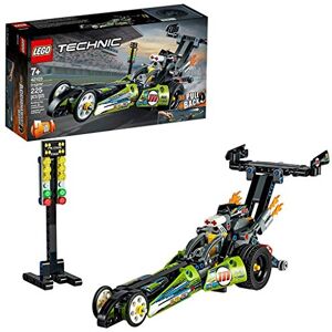 Lego 42103 Technic Le Dragster, Voiture de Course, Véhicule 2-en-1, Jouet de Construction pour Garçon et Fille de 7 Ans et + - Publicité