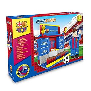 Nanostars Bus d’équipe FC Barcelone 1 figura y pelota, 89 piezas - Publicité