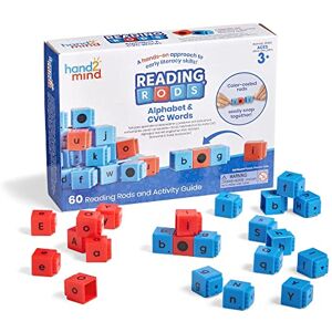 Learning Resources - Alphabet CVC Reading Rods, Apprendre à Lire, activités de Construction de Mots, Cubes de Lettres, Jouets pour épeler, Outils Enfants, Science du matériel de Lecture, 95393 - Publicité