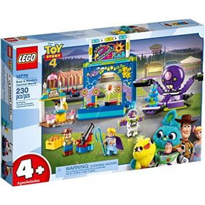 Lego ®-4+ Toy Story 4™ Le carnaval en folie de Buzz et Woody ! Jeu de construction, 4 Ans et Plus, 230 Pièces 10770 - Publicité