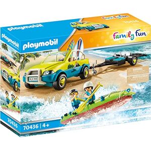 Playmobil Voiture avec canoë Multicolore 70436 de 4 Ans - Publicité