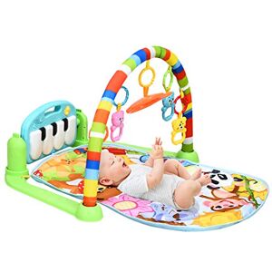 COSTWAY Tapis d'Eveil pour Enfant, Tapis de Jeu Piano pour Nouveau-né, Jouet Educatif Idéal pour Chambre Bébé, Salle de Jeux, 79 x 60 x 43 cm - Publicité