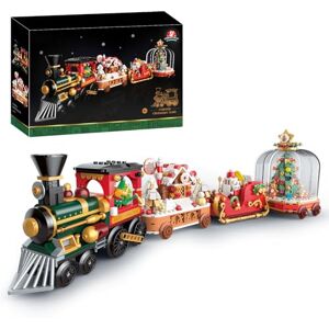 yzvey Jouet Enfant 8 9 10 Ans, 558 Teile Train Noel DIY Jouets de Construction, Cadeau de Noël pour Adultes Enfants Garçons Filles - Publicité