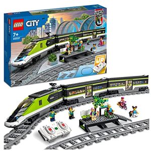 Lego 60337 City Le Train de Voyageurs Express, Cadeau de Noël, Jouet de Locomotive Télécommandé avec Phares Fonctionnels, Rails, Wagon-Restaurant, pour Enfants Dès 7 Ans, Voyage Ferroviaire - Publicité