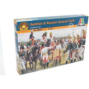 ITALERI I6037 Maquette Figurine Etat-Major Autrichien / Russe Echelle 1:72 - Publicité