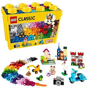 Lego 10698 Classic La Boîte de Briques Créatives Deluxe, Jouet Créatif et Rangement, Fenêtres et Roues, Plaques de Route, Cadeau Enfants 4 Ans et Plus - Publicité