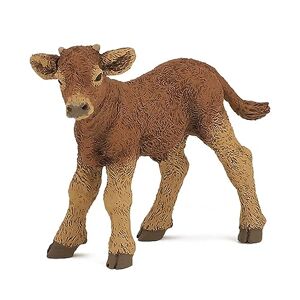 Papo - Veau limousin LA Vie A LA Ferme Animaux Figurine, 51132, Multicolore - Publicité