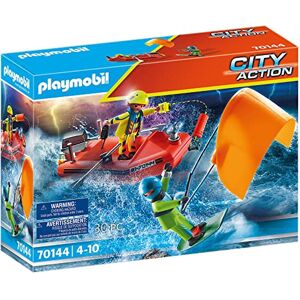 Playmobil City Action 70144 Sea Rescue: Kitesurfer Rescue with Speedboat, for Ages 4+ - Publicité