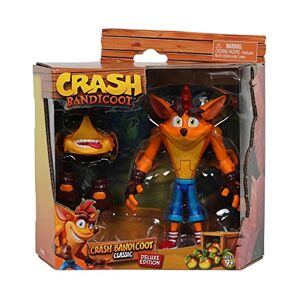 Crash Bandicoot Bandai Deluxe Edition Figurine   Jouet de 16,5 cm avec 16 Points d'articulation et Accessoires   Figurines à Collectionner pour Une Collection - Publicité