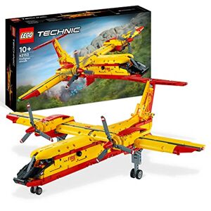 Lego 42152 Technic L’Avion de Lutte Contre l'Incendie, Jouet Pompier à Construire, Maquette pour Enfants Dès 10 Ans pour Noël, Jeu Éducatif, Cadeau - Publicité