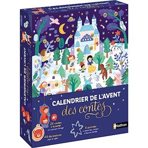 Nathan Calendrier de L'avent des Contes Activités et Histoires à partager en Famille Dès 3 ans - Publicité