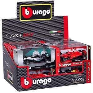 Bburago Hamilton, Verstappen et Leclerc Assortiment de Voitures 1:43 F1 - Publicité